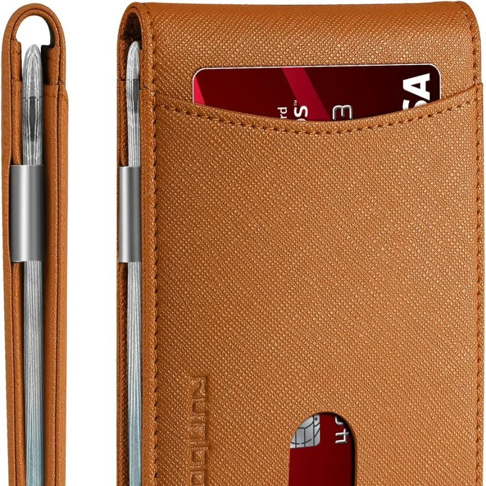 New Money Clip Slim Wallets for Men RFID Blocking 11 Card Holder Minimalist